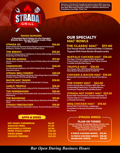 Menu Page 1
