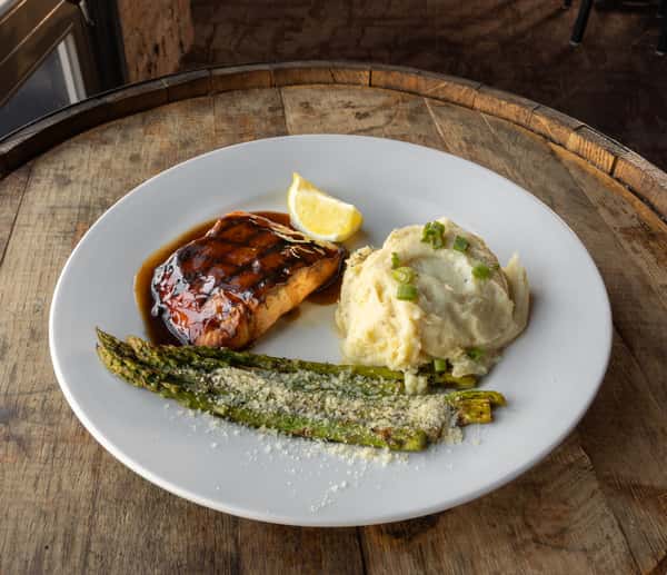 Kentucky Bourbon Glazed Salmon