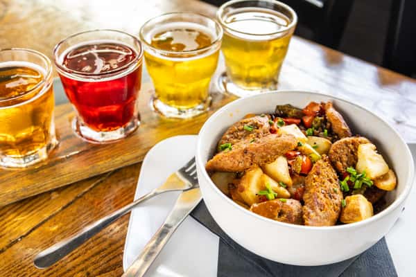 Sausage + Onnion + Peppers Skillet