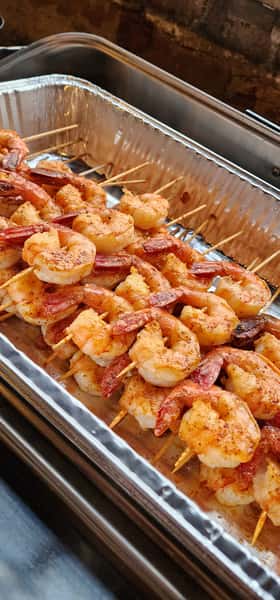 Shrimp skewers