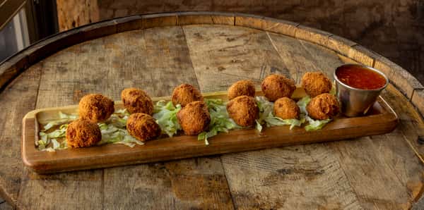 Hushpuppies + Orange-Chili Marmalade