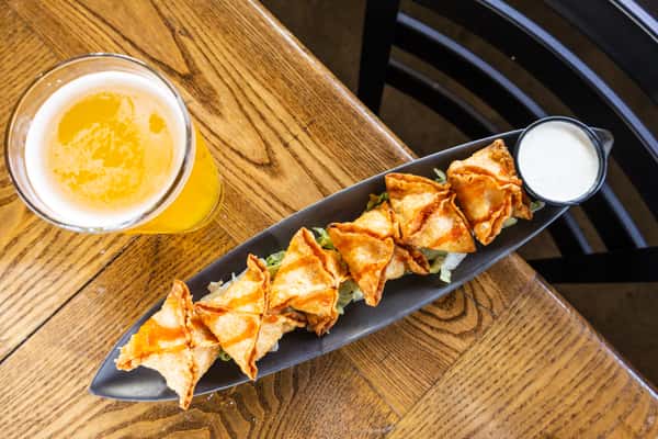 BUFFALO CHICKEN RANGOONS - Proof 124 Table and Tavern