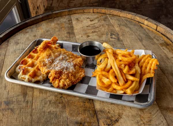 HOMESTYLE CHICKEN + WAFFLES