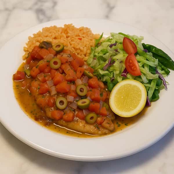 Tilapia a la Veracruzana