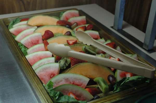 buffet assortment of fruit