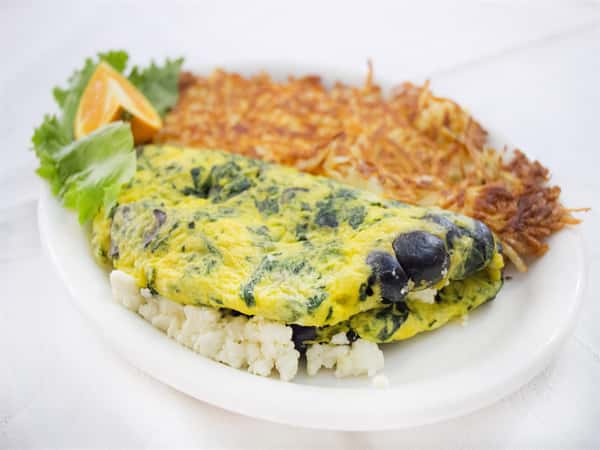 Olive Feta Omelette