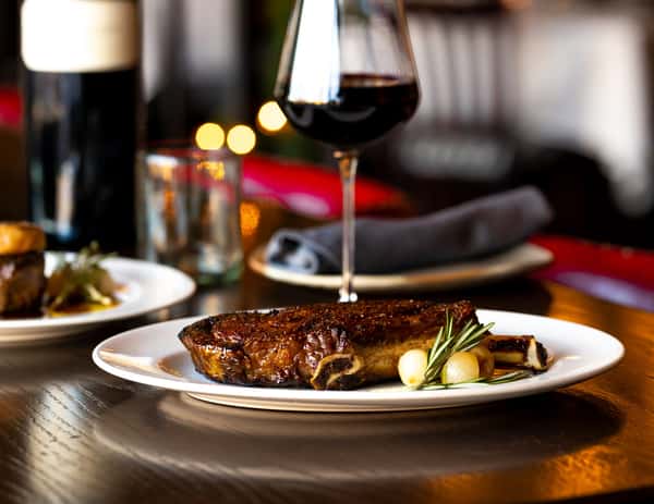 steak & wine