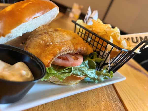 Fried Flounder Sandwich