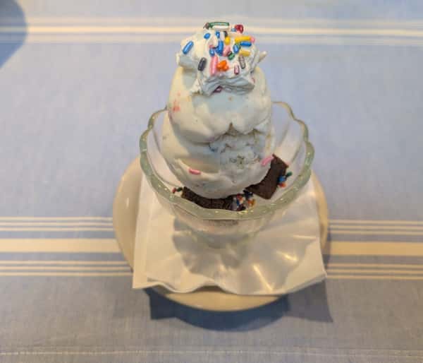 Mini Brownie Sundae