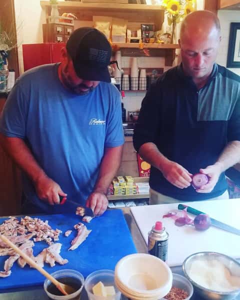 Chef David teaching