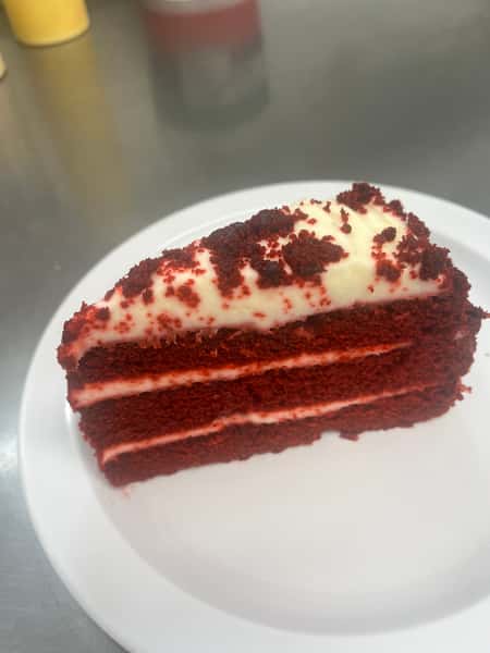 Slice of Red Velvet Cake