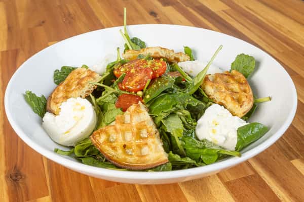 Waffle and Burrata