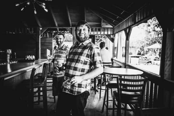 Guests at Amado's Bar