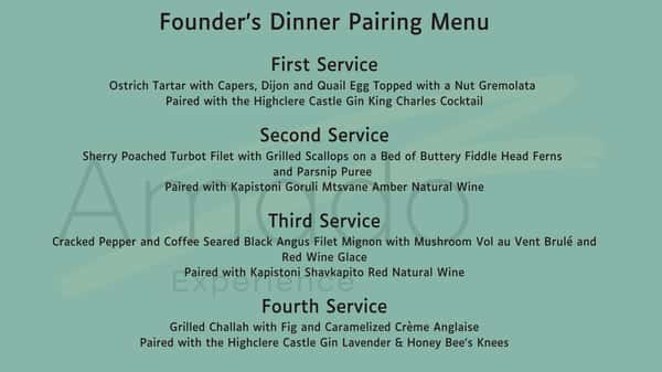 Founders Dinner