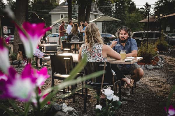 Outdoor patio dining