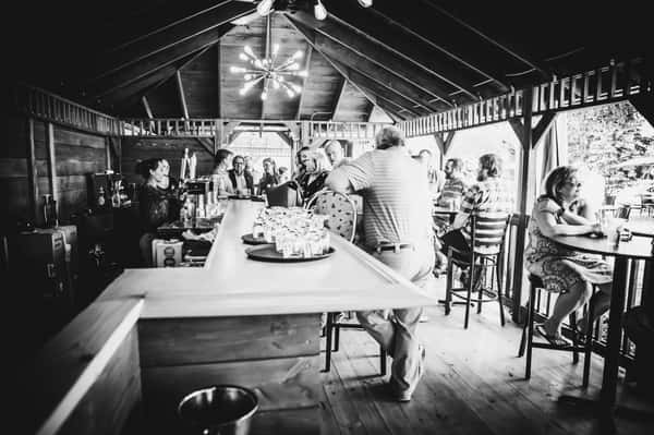 Outdoor dining experience