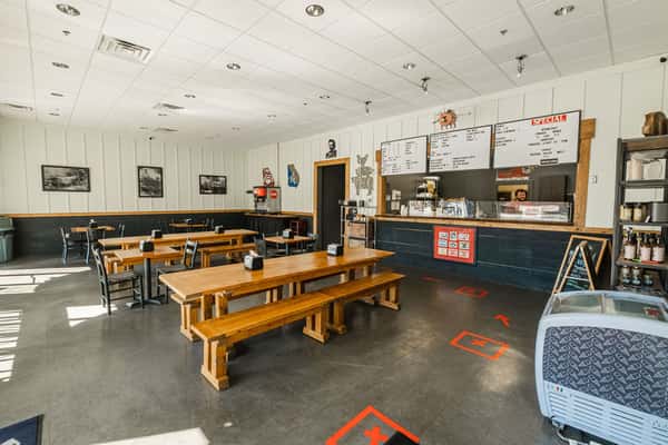 Interior dining area