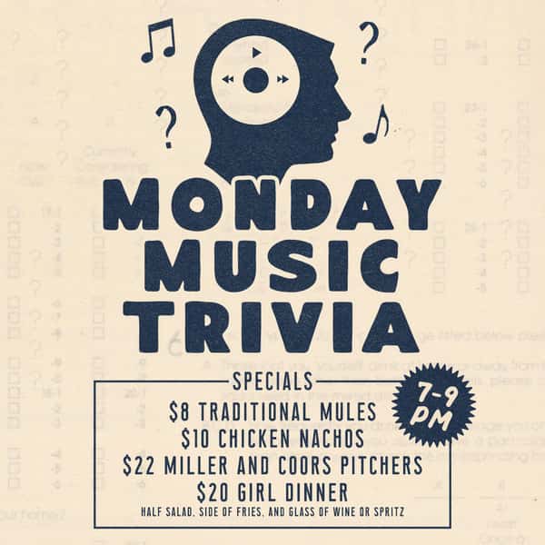 Monday Music Trivia