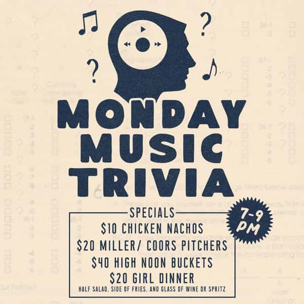 Monday Music Trivia