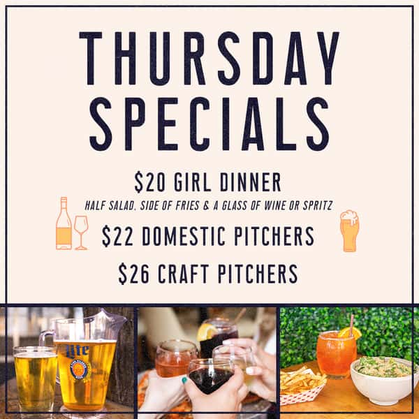 Thursday specials