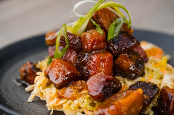 Smoked Pork Belly Bites