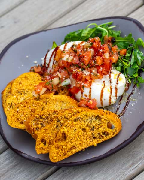 Burrata and Bruschetta