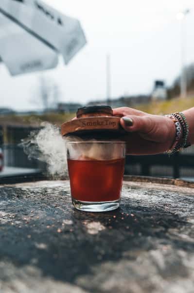 Smoked Blackberry Old Fashioned