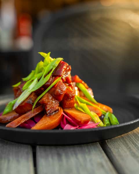 Smoked Pork Belly Bites