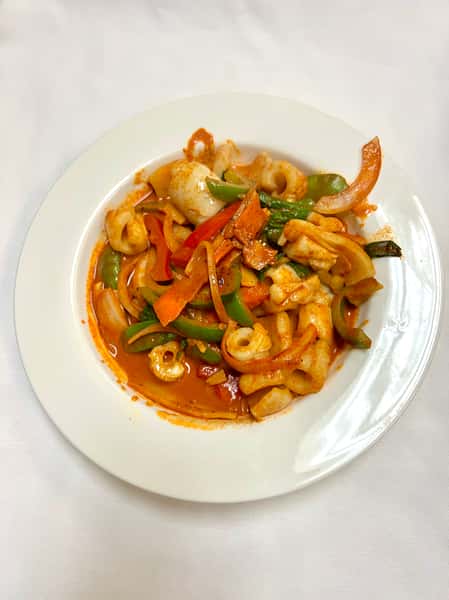 Red Curry Squid