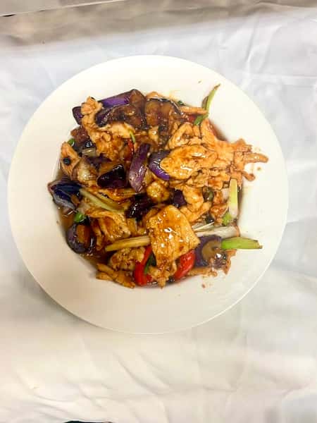 Chicken & Eggplant with Black Bean Sauce