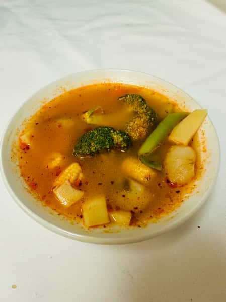 Tom Yum Soup With Vegetables