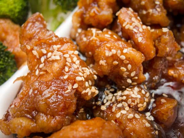 Chicken dish closeup