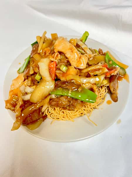 Pan-Fried Noodles, Cantonese Style
