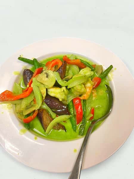 Green Curry Shrimp