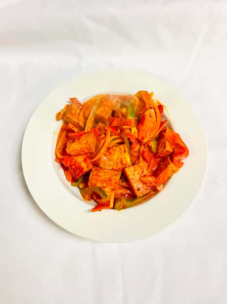 Spicy Peanut Tofu