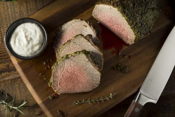 Herb Roasted Angus Beef & BBQ Chicken