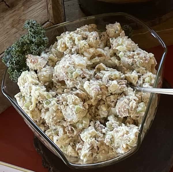 Triple Fresh Baked Potato Salad