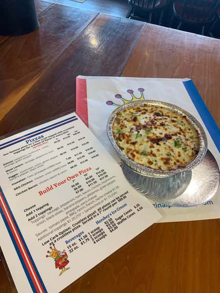 7 IN CRUSTLESS CHEESE PIZZA