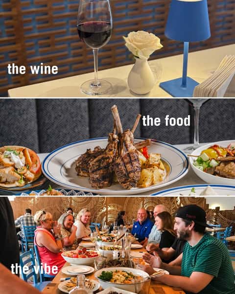 Great food and great conversation deserves to be paired with great wine, like our Semeli Estate Feast Red.

This dry red varietal from Peloponnese, Greece blends Agiorgitiko and Cabernet Sauvignon grapes to create a dense and intense wine with notes of fresh forest fruits, strawberries and cherries.

Bold enough to hold up to strong foods, this red pairs perfectly with our lamb chops and any of our feta-forward dishes. Available by the glass or by the bottle at our Fayette Mall location- cheers! 🍷🍇

#GreekWine #winepairing #lexingtonky