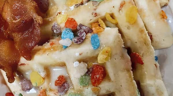 Fruity Pebbles Waffle