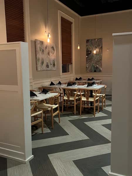 interior dining area