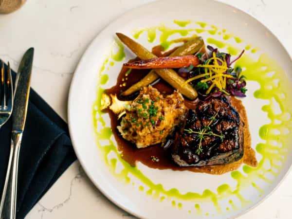 plated entree
