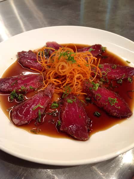 Tuna Tataki* Appetizers Izumi Asian Bistro Cumming Asian