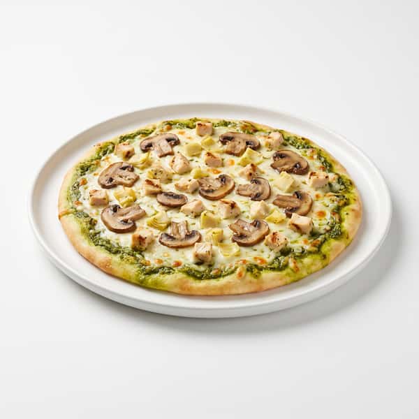 Individual- Chicken Pesto Artichoke Pizza
