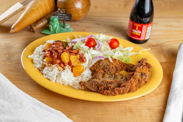 Bistec Empanado/Breaded Steak Entree