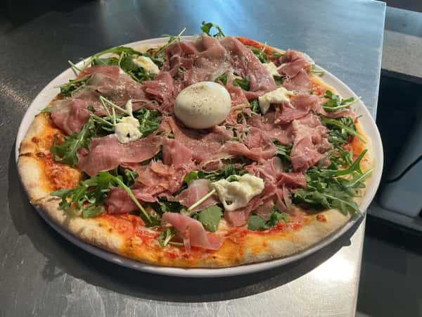 Parma Prosciutto & Burrata Pizza