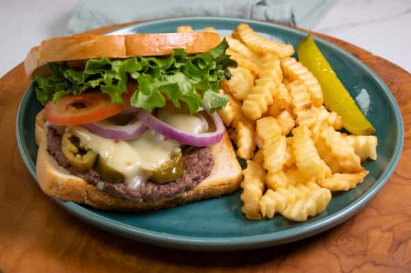 Sourdough Jalapeño Jack Burger