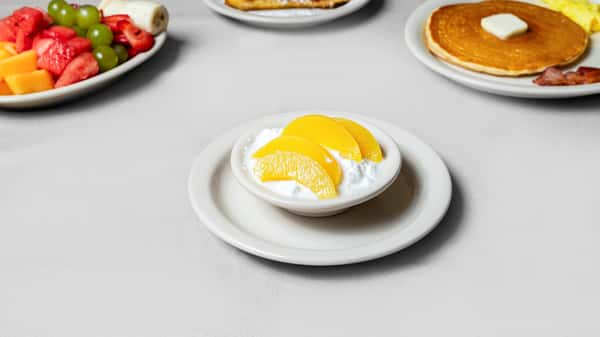 Cottage Cheese & Peaches