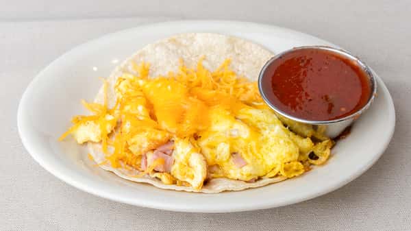 Ham, Egg & Cheese Taco