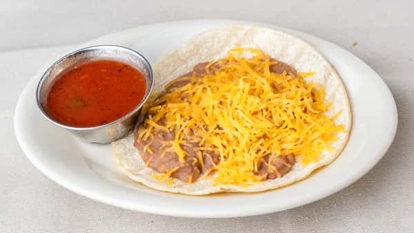 Bean & Cheese Taco NO Egg